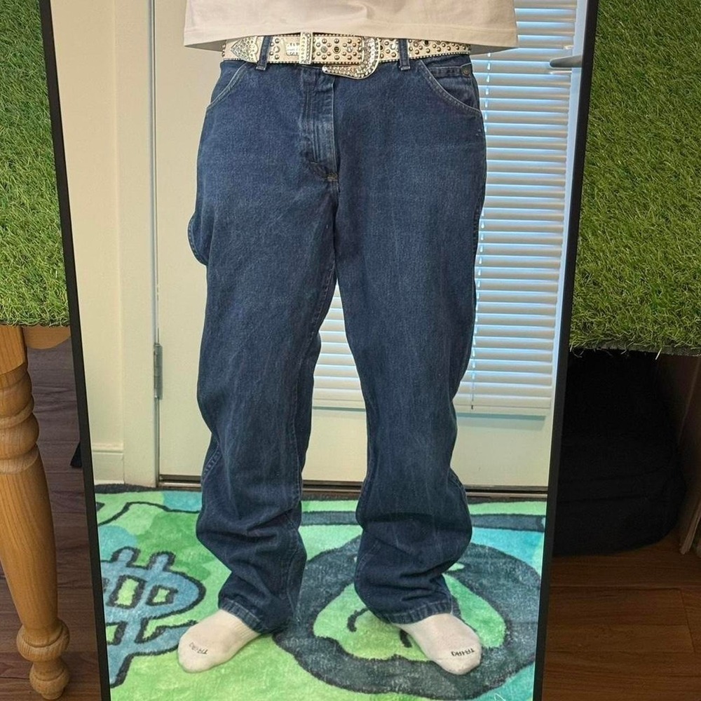 Wrangler Cowboy Cut regular fit blue jeans 36x32